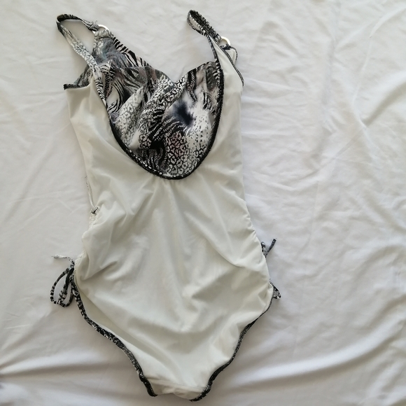 Fantasie Serraya Sands Underwire Scrunch Side One Piece Swim Suit Animal 34H - Picture 10 of 16